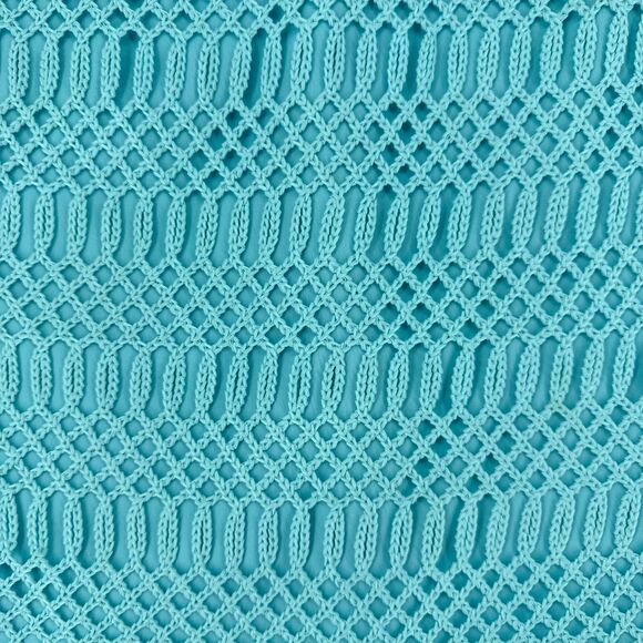 Lauren Ralph Lauren Crochet Lace Sheath Dress 18W Aqua Blue Boat Neck Wedding - Picture 5 of 13